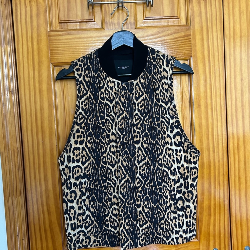 Givenchy Leopard Print Vest Riccardo Tisci SS11 Archive